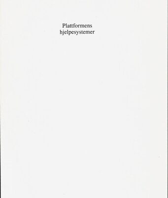 خرید و دانلود نسخه کامل کتاب Plattformens hjelpesystemer