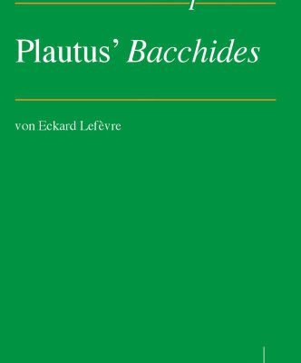 خرید و دانلود نسخه کامل کتاب Plautus’ Bacchides