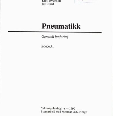 خرید و دانلود نسخه کامل کتاب Pneumatikk : generell innføring