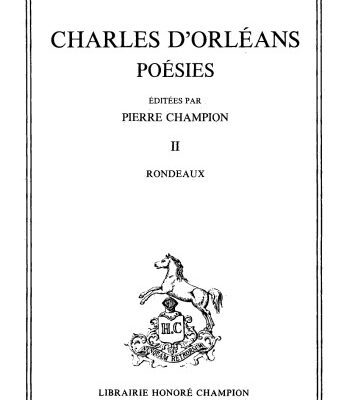 خرید و دانلود نسخه کامل کتاب Poésies. II. Rondeaux