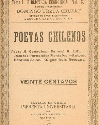 خرید و دانلود نسخه کامل کتاب Poetas chilenos