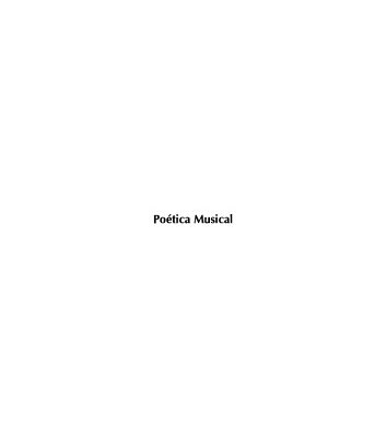 خرید و دانلود نسخه کامل کتاب Poética Musical (em 6 lições)