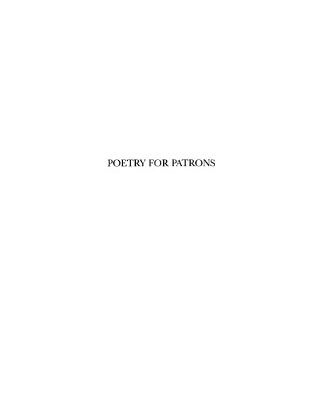 خرید و دانلود نسخه کامل کتاب Poetry for Patrons: Literary Communication in the Age of Domitian