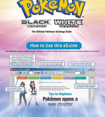 خرید و دانلود نسخه کامل کتاب Pokemon Black & White Official Guide