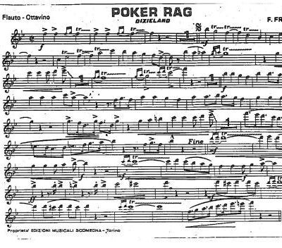 خرید و دانلود نسخه کامل کتاب Poker rag. Ноты для флейты