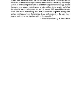 خرید و دانلود نسخه کامل کتاب Pollen Biotechnology for Crop Production and Improvement