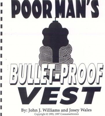 خرید و دانلود نسخه کامل کتاب Poor man’s bullet-proof vest