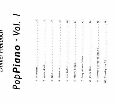خرید و دانلود نسخه کامل کتاب Pop Piano Vol.1