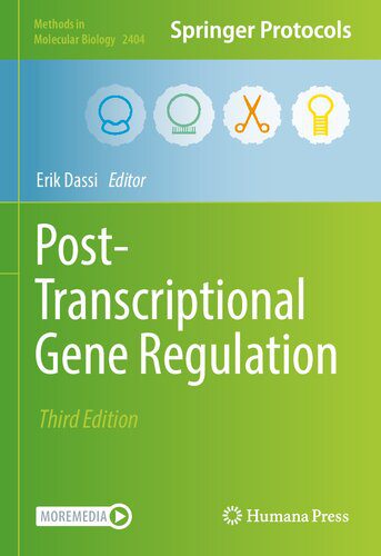 خرید و دانلود نسخه کامل کتاب Post-Transcriptional Gene Regulation_68e92692ae303.jpeg خرید و دانلود نسخه کامل کتاب Post-Transcriptional Gene Regulation