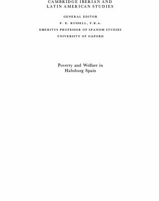 خرید و دانلود نسخه کامل کتاب Poverty and Welfare in Habsburg Spain