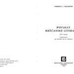 خرید و دانلود نسخه کامل کتاب Povijest krscanske literature