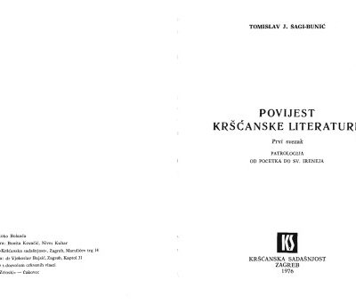 خرید و دانلود نسخه کامل کتاب Povijest krscanske literature