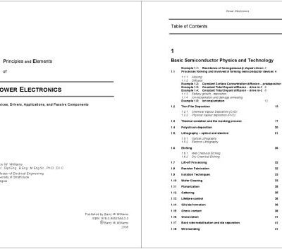 خرید و دانلود نسخه کامل کتاب Power Electronics: Principles and Elements