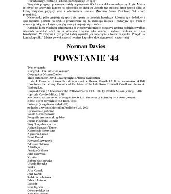 خرید و دانلود نسخه کامل کتاب Powstanie ’44