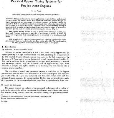 خرید و دانلود نسخه کامل کتاب Practical Bypass Mixing Systems for Fan Jet Aero Engines