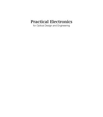 خرید و دانلود نسخه کامل کتاب Practical Electronics for Optical Design and Engineering