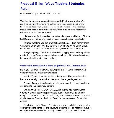 خرید و دانلود نسخه کامل کتاب Practical Elliott Wave Trading Strategies