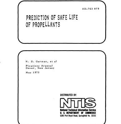 خرید و دانلود نسخه کامل کتاب Prediction of safe life of propellants