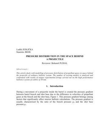 خرید و دانلود نسخه کامل کتاب Pressure distribution in the space behind a projectile
