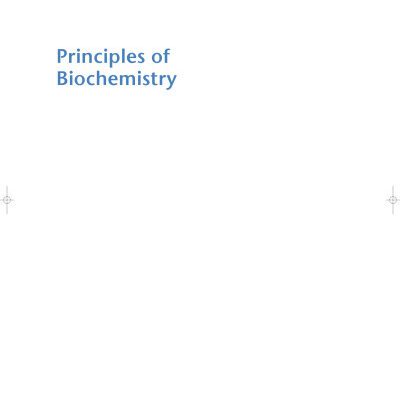 خرید و دانلود نسخه کامل کتاب Principles of biochemistry