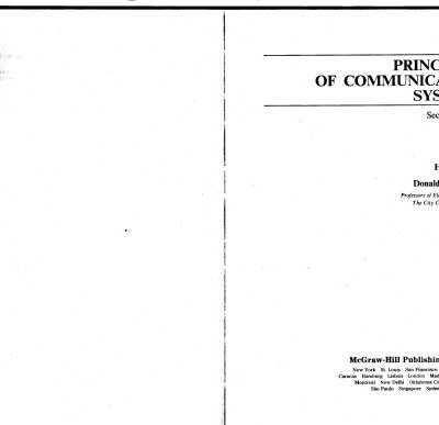 خرید و دانلود نسخه کامل کتاب Principles of Communication Systems, 2nd edition
