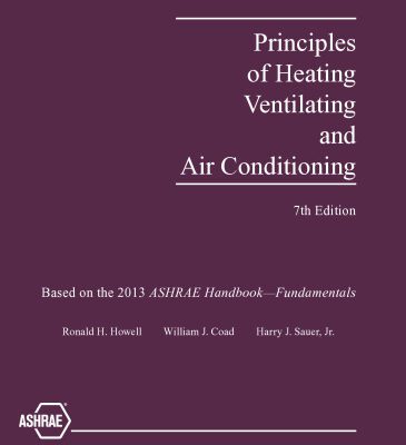 خرید و دانلود نسخه کامل کتاب Principles of heating ventilating and air conditioning : a textbook with design data based on the 2013 ASHRAE handbook fundamentals