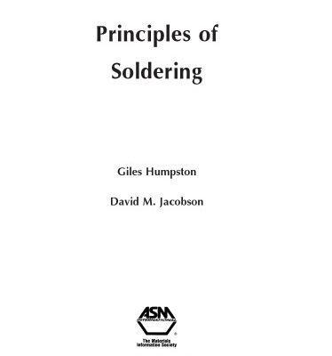 خرید و دانلود نسخه کامل کتاب Principles of Soldering