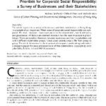 خرید و دانلود نسخه کامل کتاب Priorities for CSR