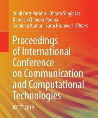 خرید و دانلود نسخه کامل کتاب Proceedings of International Conference on Communication and Computational Technologies: ICCCT-2019