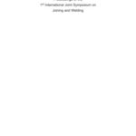 خرید و دانلود نسخه کامل کتاب Proceedings of the 1st international joint symposium on joining and welding: Osaka, Japan, 6-8 November 2013