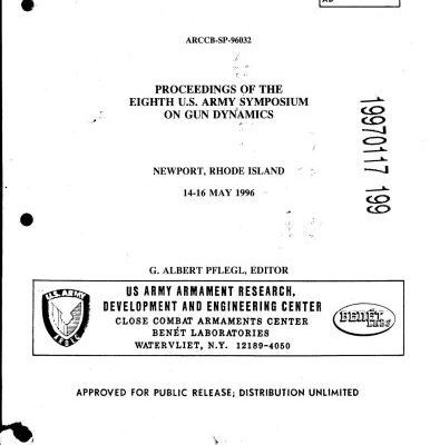 خرید و دانلود نسخه کامل کتاب Proceedings of the eighth U.S. Army symposium on gun dynamics