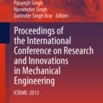 خرید و دانلود نسخه کامل کتاب Proceedings of the International Conference on Research and Innovations in Mechanical Engineering: ICRIME-2013