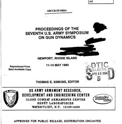 خرید و دانلود نسخه کامل کتاب Proceedings of the seventh U.S. army symposium on gun dynamics