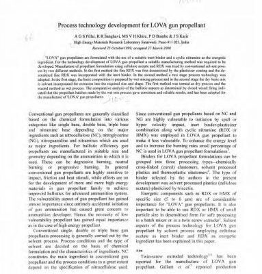 خرید و دانلود نسخه کامل کتاب Process technology development for LOVA gun propellant