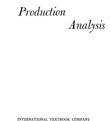 خرید و دانلود نسخه کامل کتاب Production analysis and control