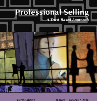 خرید و دانلود نسخه کامل کتاب Professional Selling: A Trust-Based Approach