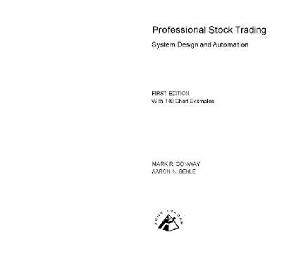 خرید و دانلود نسخه کامل کتاب Professional Stock Trading: System Design and Information