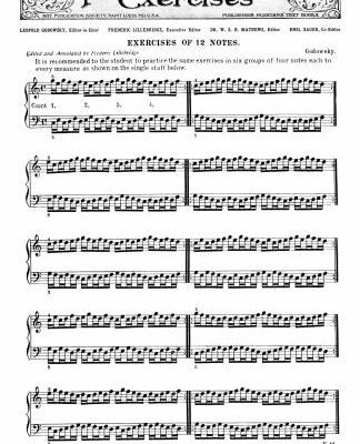 خرید و دانلود نسخه کامل کتاب Progressive Exercises. Exercises of 12 Notes