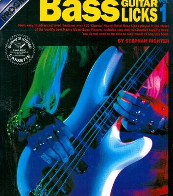 خرید و دانلود نسخه کامل کتاب Progressive heavy metal : bass licks. volume 1