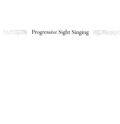 خرید و دانلود نسخه کامل کتاب Progressive Sight Singing