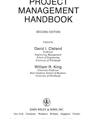 خرید و دانلود نسخه کامل کتاب Project management handbook