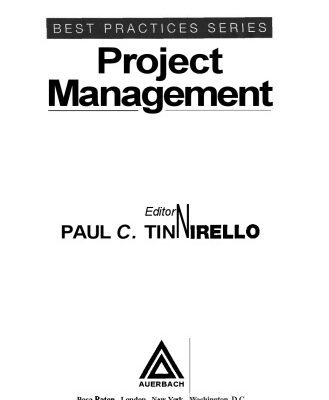 خرید و دانلود نسخه کامل کتاب Project Management