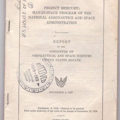 خرید و دانلود نسخه کامل کتاب Project Mercury: Man-in-space Program of the National Aeronautics and Space Administration