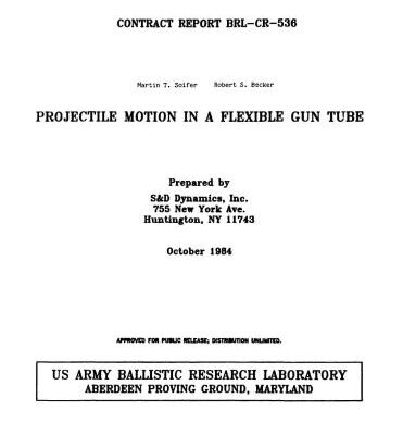 خرید و دانلود نسخه کامل کتاب Projectile motion in a flexible gun tube