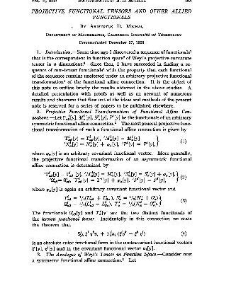 خرید و دانلود نسخه کامل کتاب Projective Functional Tensors and Other Allied Functionals
