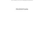 خرید و دانلود نسخه کامل کتاب Propertiana