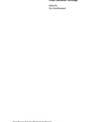 خرید و دانلود نسخه کامل کتاب Protein microarray technology
