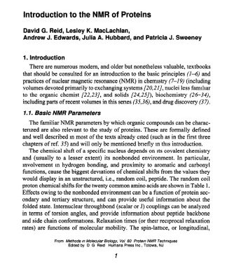 خرید و دانلود نسخه کامل کتاب Protein NMR Techniques