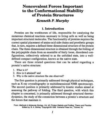 خرید و دانلود نسخه کامل کتاب Protein Stability and Folding: Theory and Practice