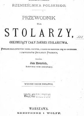 خرید و دانلود نسخه کامل کتاب PRZEWODNIK DLA STOLARZY